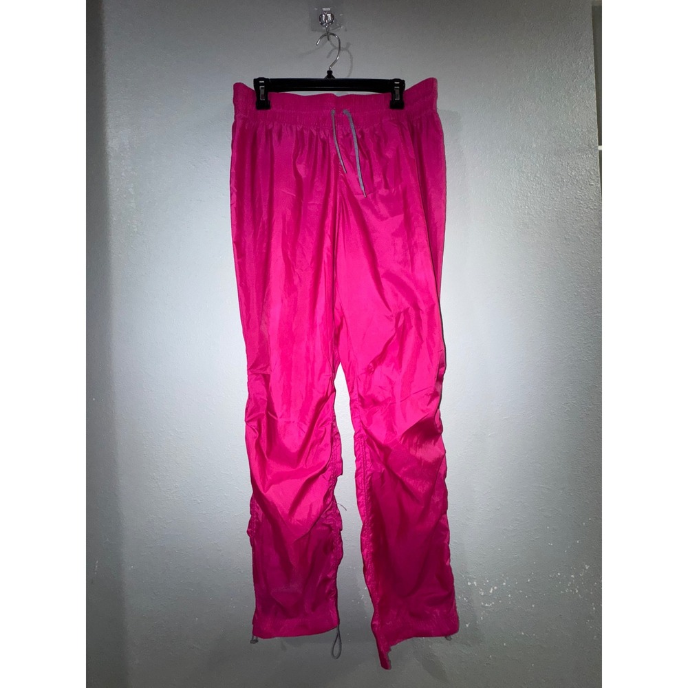 Vintage Columbia Hot Pink Windbreaker Track Pants Womens Large Joggers